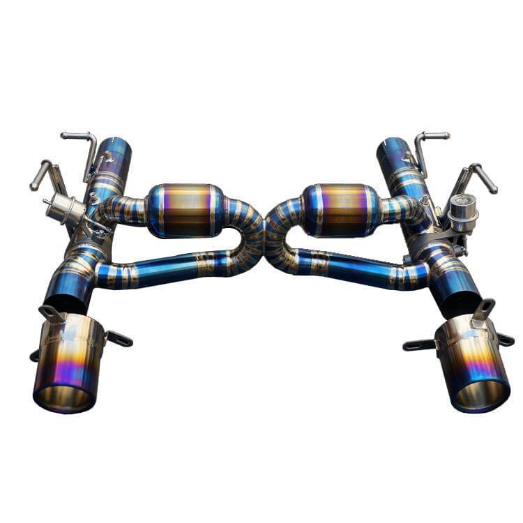 TINOX Ferrari F8 Tributo Full Section Exhaust System With Valve