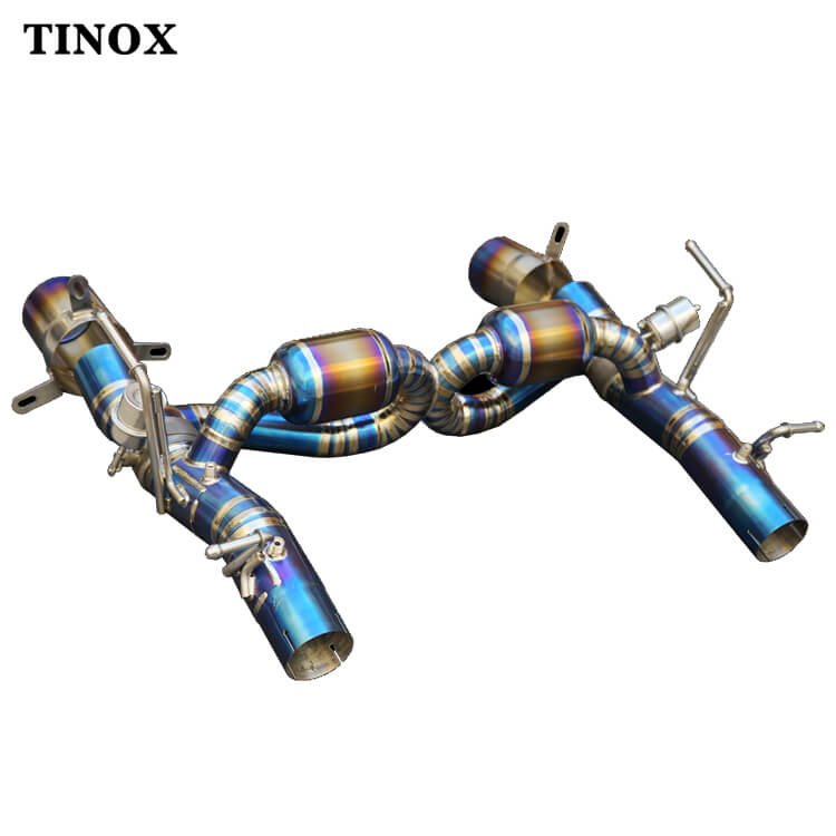 TINOX Ferrari F8 Tributo Full Section Exhaust System With Valve