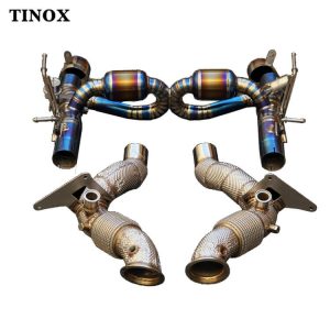 TINOX Ferrari F8 Tributo Full Section Exhaust System With Valve