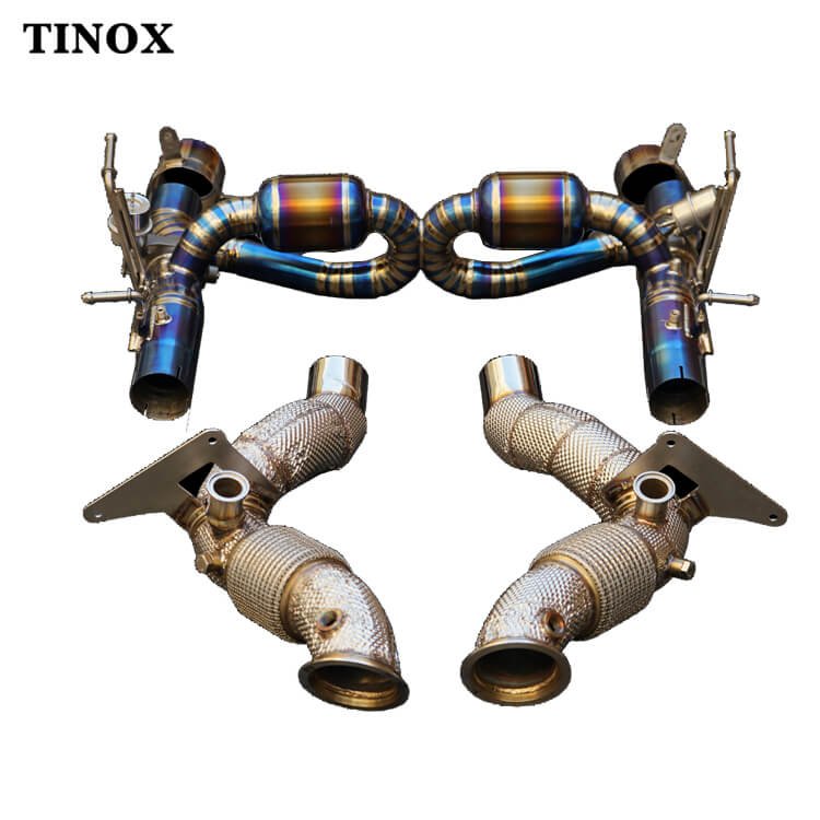 TINOX Ferrari F8 Tributo Full Section Exhaust System With Valve