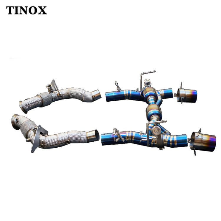 TINOX Ferrari F8 Tributo Full Section Exhaust System With Valve